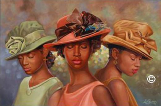 Black Church Women Clip Art 10